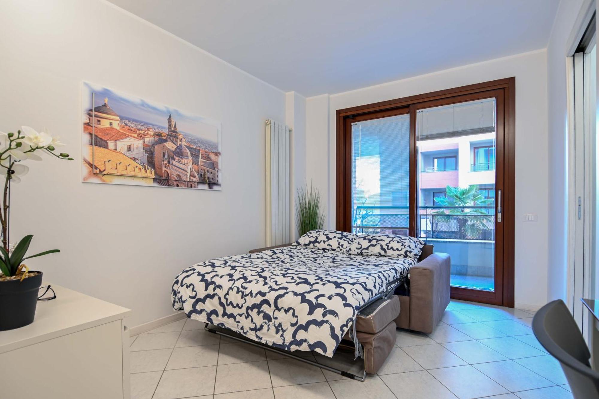 Bilocale Chic, 10 Min Aeroporto Milano-Bergamo, Box Auto E Aria Condizionata Apartment เซริอาเต ภายนอก รูปภาพ
